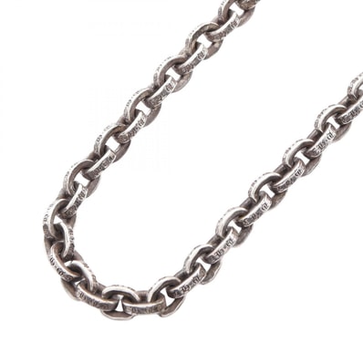 クロムハーツ CHROME HEARTS PAPER CHAIN 20 ペーパーチェーン ネックレス ジュエリー シルバー925 メンズ シルバー系 【中古】