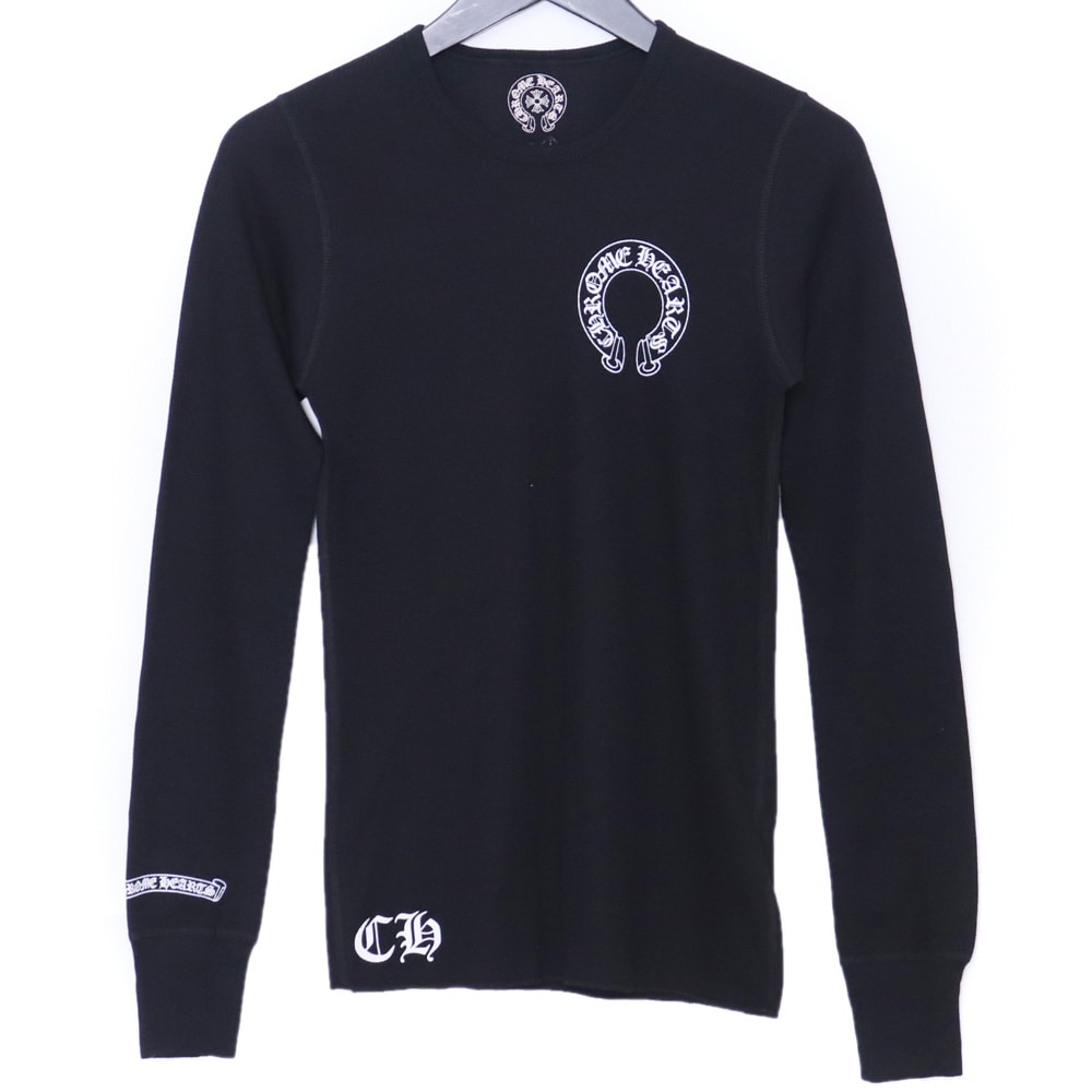 CHROME HEARTS レディース ホースシューCHプラスプリントサーマルロングスリーブTシャツ