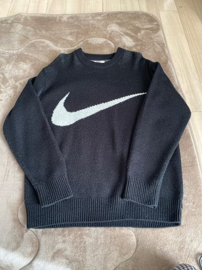 Supreme / Nike Swoosh Sweater "Black"