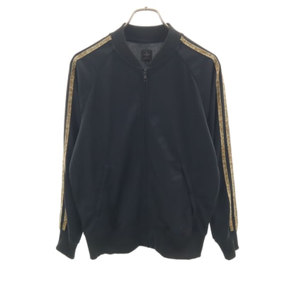 adidas アディダス トラックジャケット M ブラック ジャージ