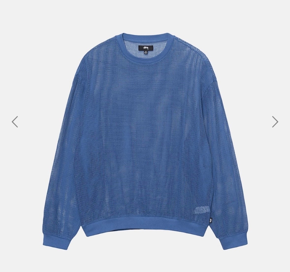 【STUSSY】 メンズ Cotton メッシュTシャツ S