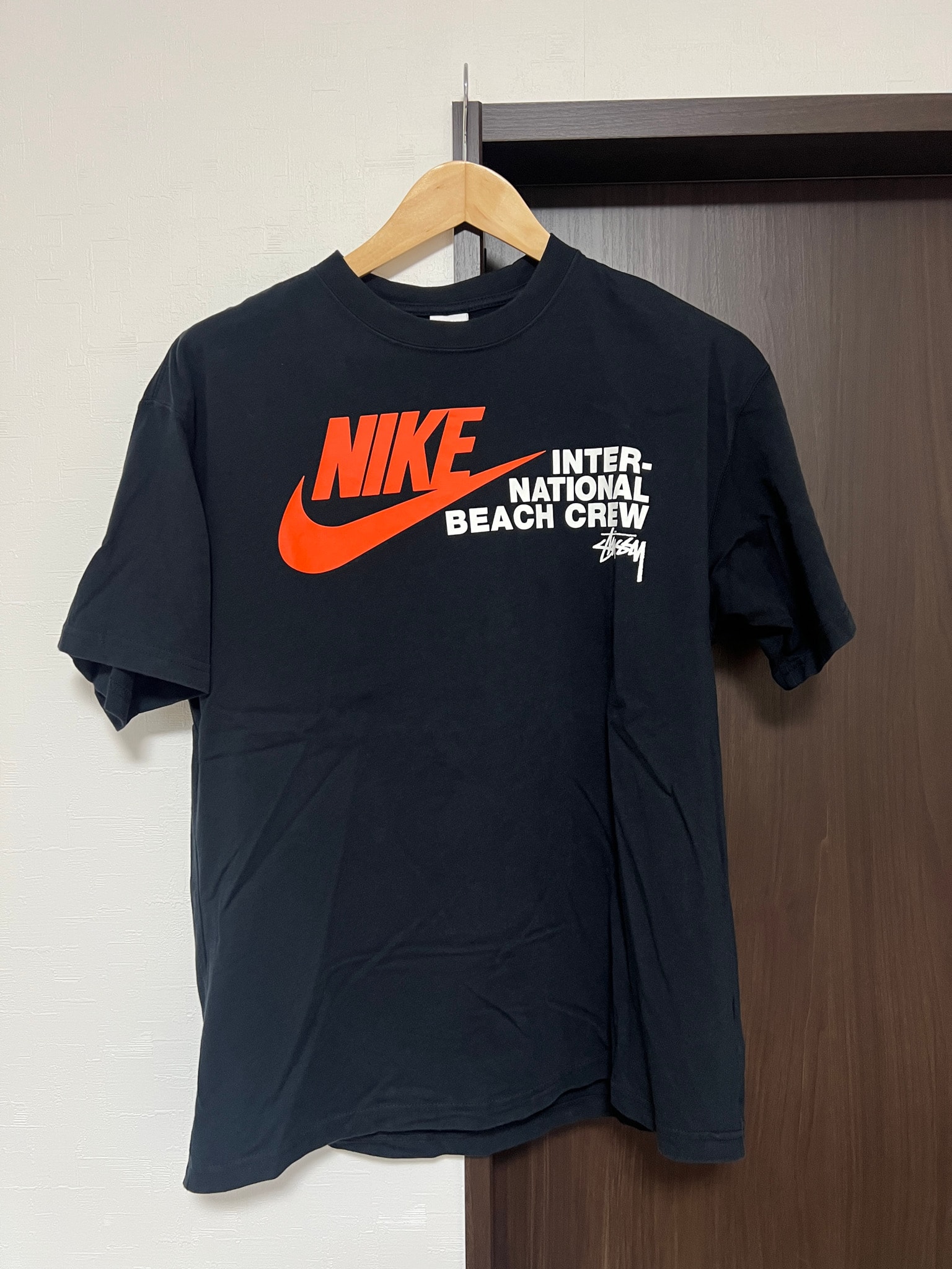 Nike x Stussy International Beach Crew T-Shirt "Black"