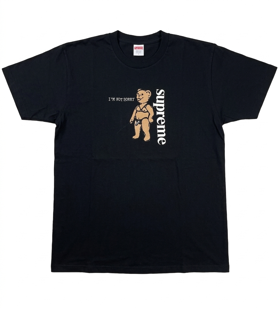 Supreme Not Sorry Tee "Black"