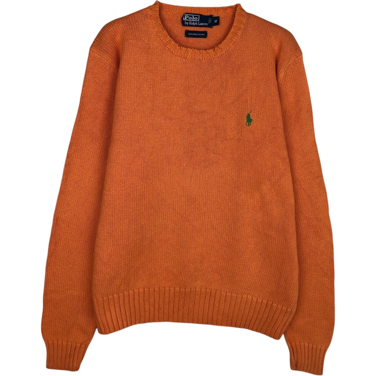 古着 ラルフローレン Ralph Lauren POLO by Ralph Lauren ピマコットンニットセーター メンズM相当/eaa637165