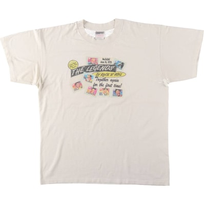 古着 オニータ ONEITA The Legends of Rock 'n' Roll バンドTシャツ バンT メンズXL相当/eaa569656