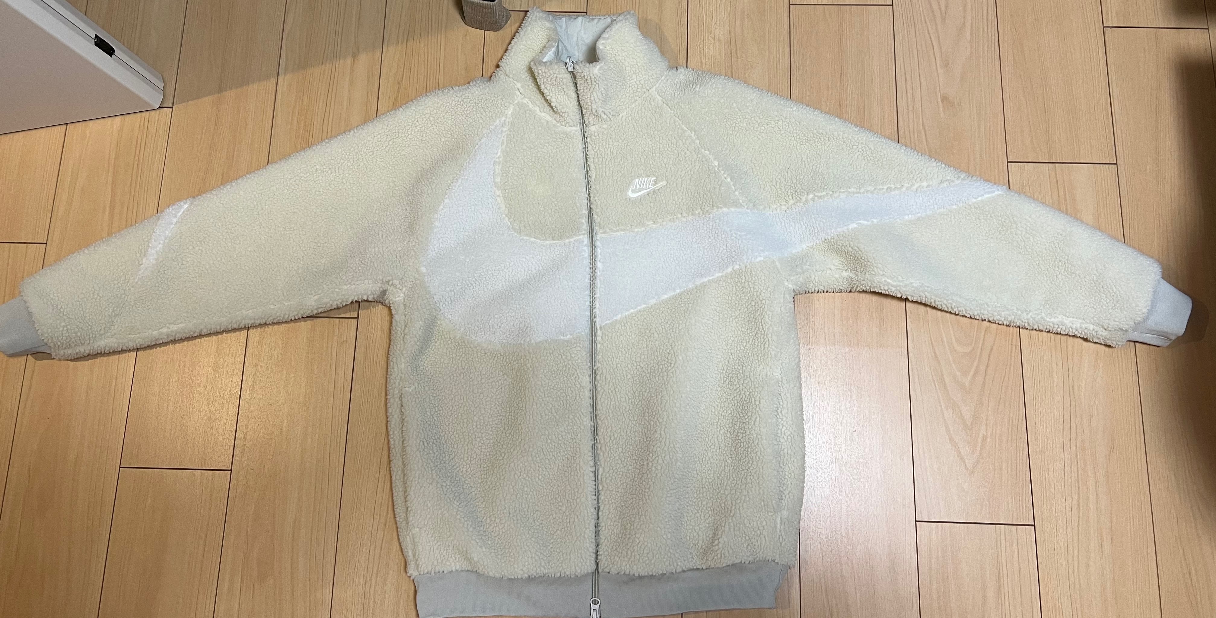Nike Big Swoosh Boa Jacket "Light Bone/Sail"