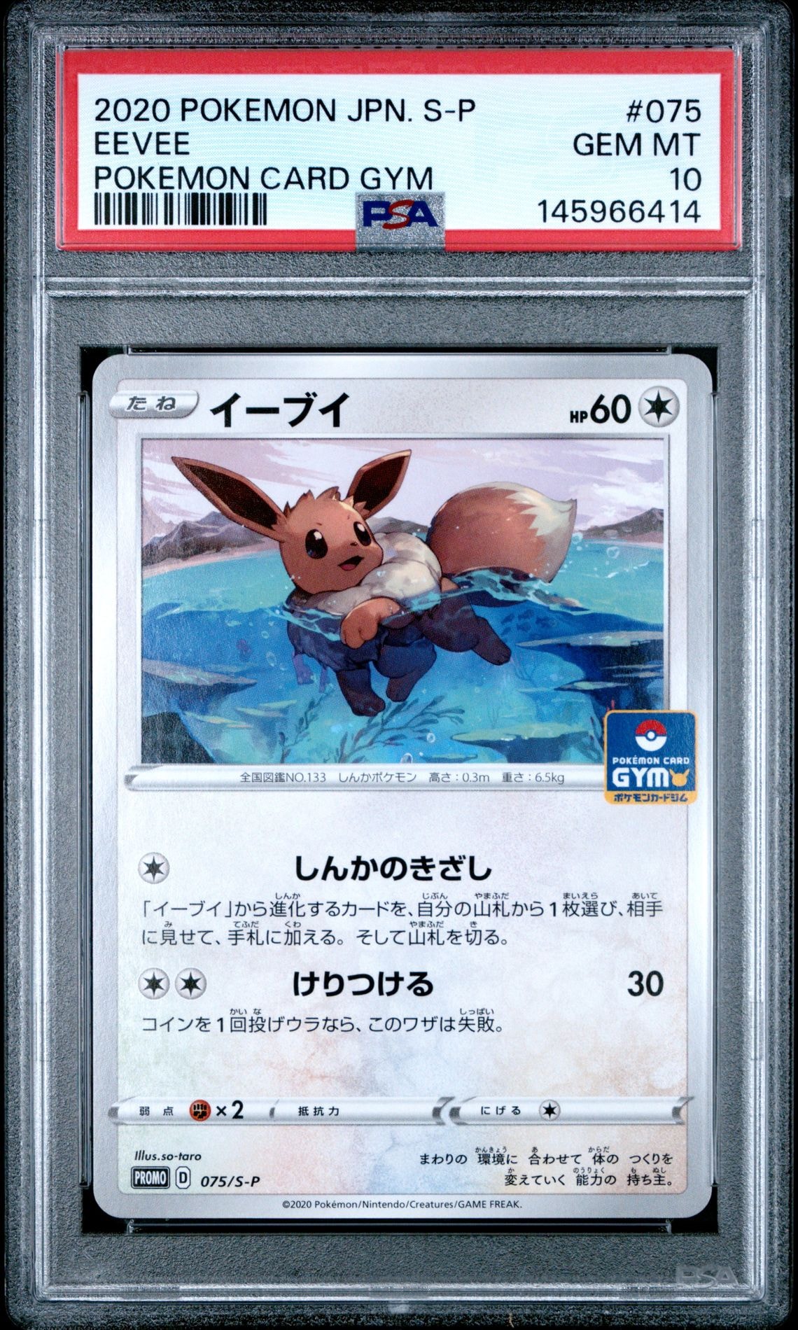 イーブイ: プロモ P [S-P 075](ポケモンカードゲーム ソード&シールド 「プロモカードパック 第3弾」)