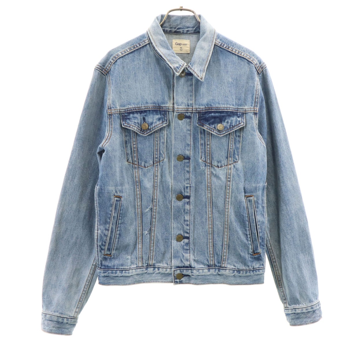 GAP ギャップ デニムジャケット XS ウォッシュブルー ジージャン トラッカー