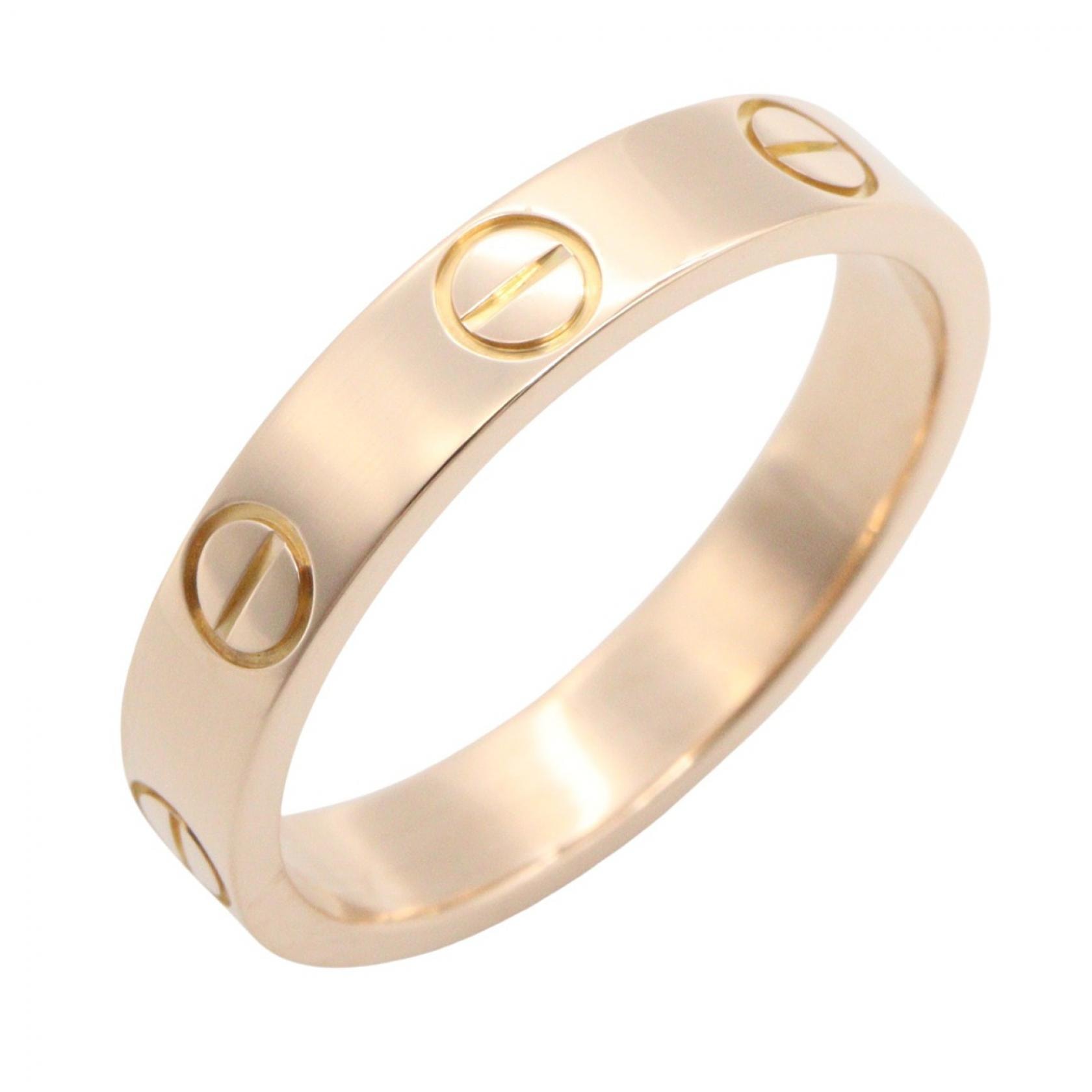 カルティエ CARTIER ミニラブリング リング・指輪 ジュエリー K18PG(ピンクゴールド) レディース ゴールド系 B4049750 【中古】