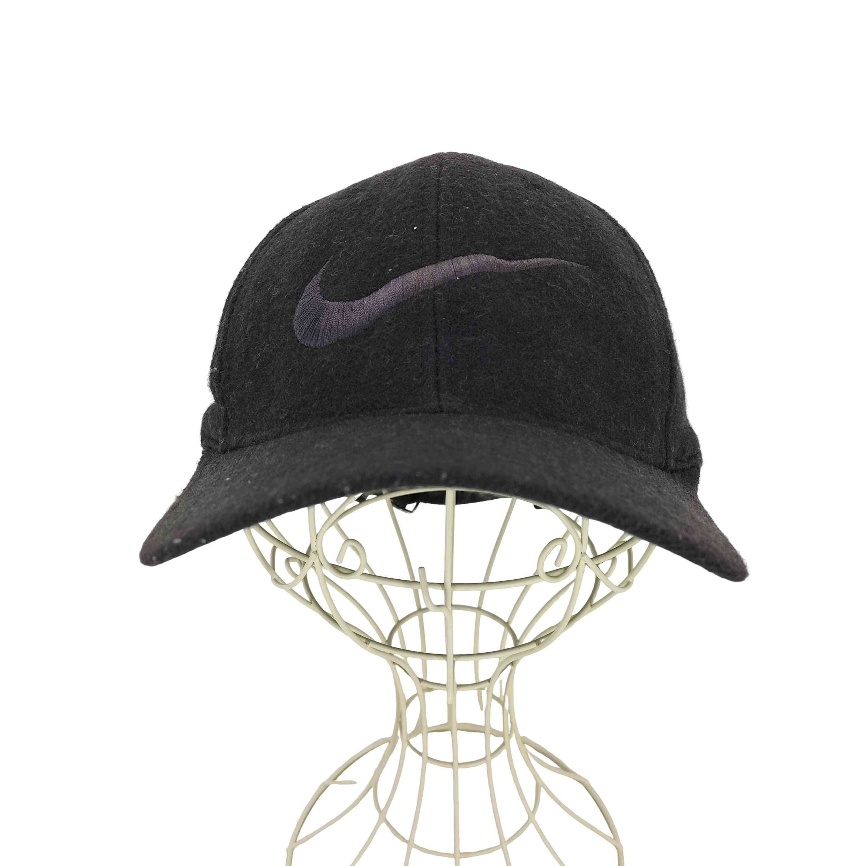 90S 銀タグ スウッシュ刺繍 ウールキャップ【1141812582007】