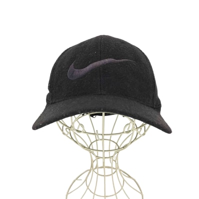 90S 銀タグ スウッシュ刺繍 ウールキャップ【1141812582007】