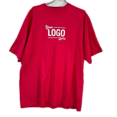バレンシアガ 20年製 レッド LOGO Tシャツ S