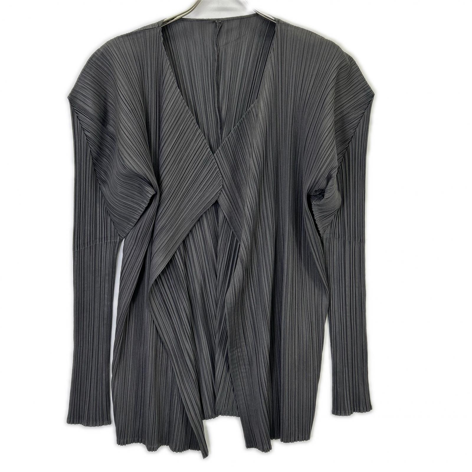 プリーツプリーズ PP05-JO001 グレー カーディガン 4