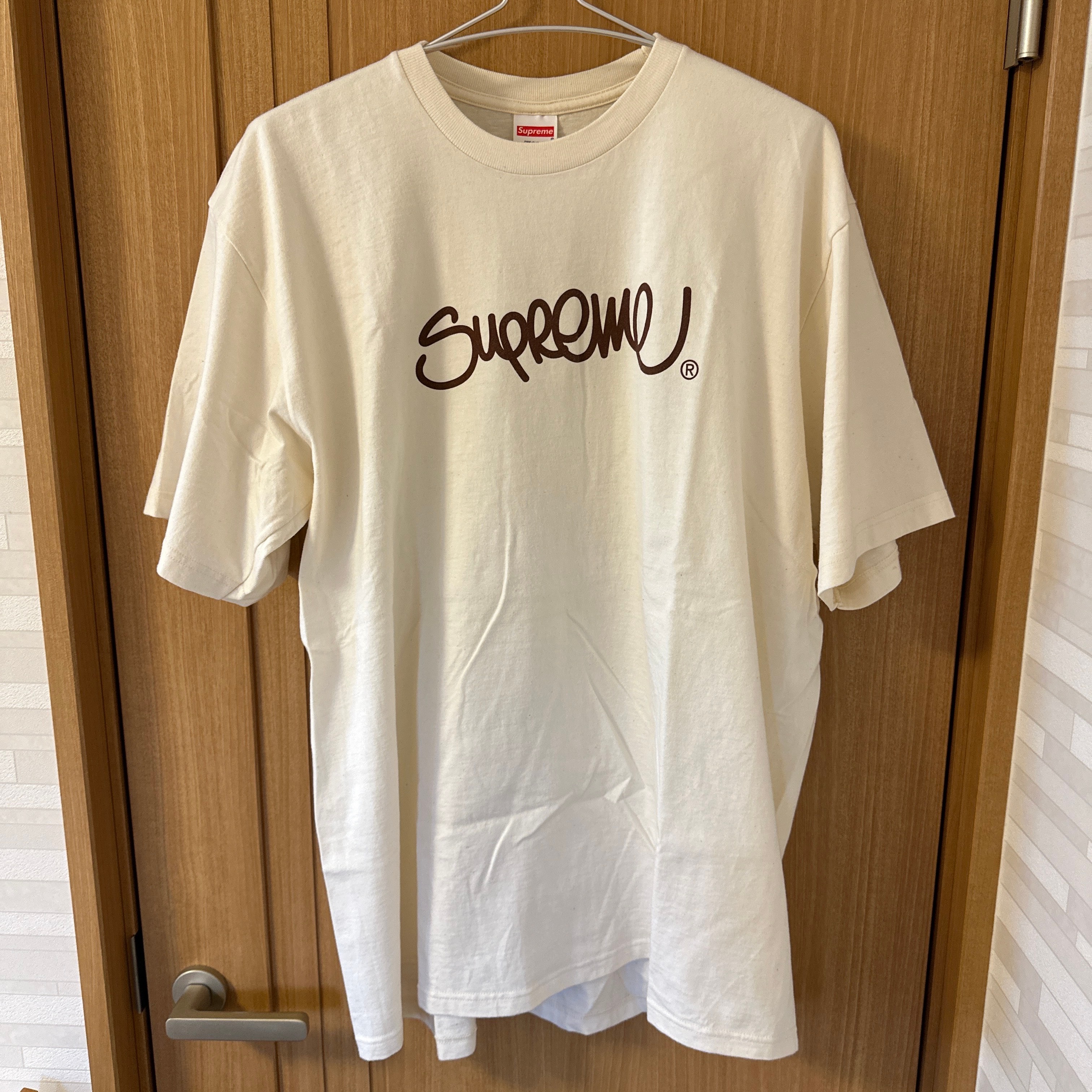 Supreme Handstyle Tee "Natural"