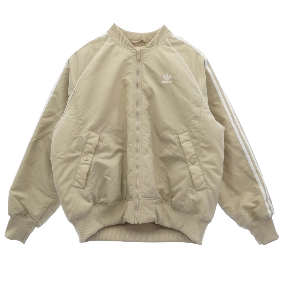 adidas アディダス ジャケット IL2576 COMM SST VRCT スーパースター トラックトップ リバーシブル ボンバー ジャケット ベージュ系 XL【中古】