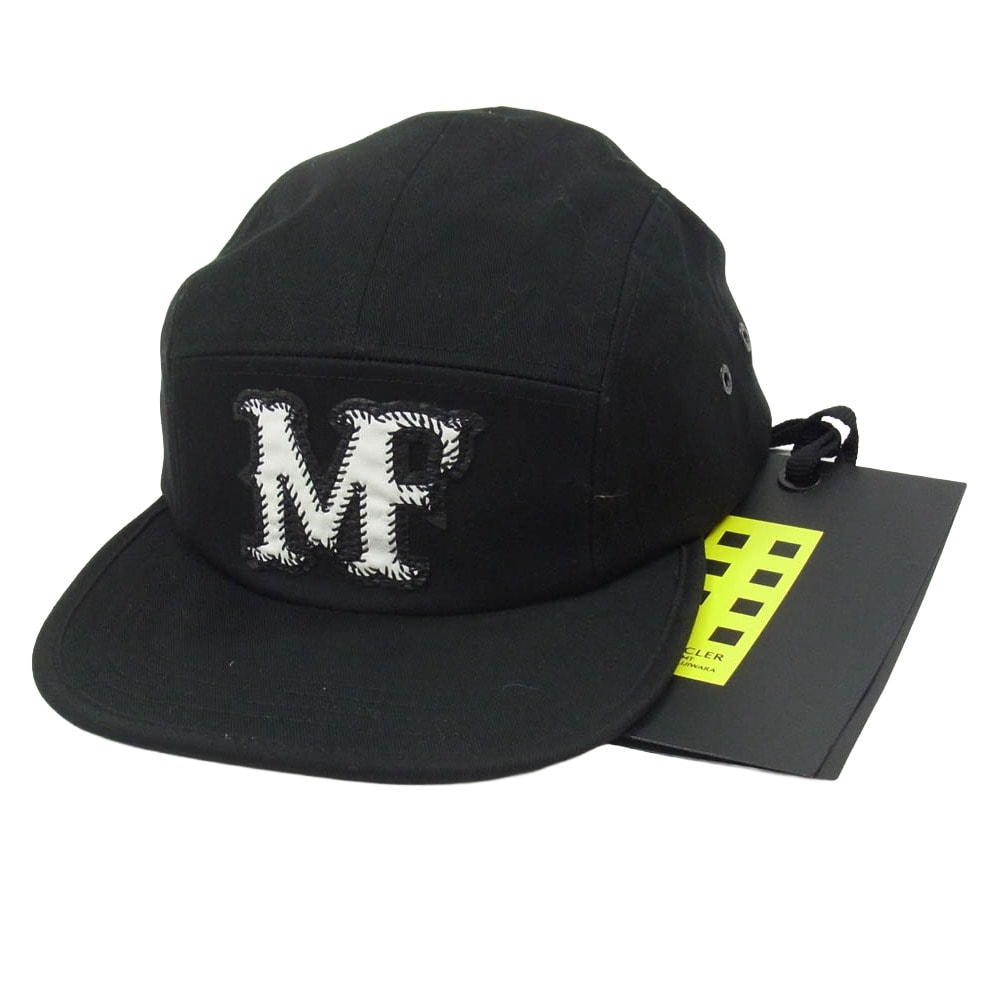 MONCLER モンクレール 帽子 H209U3B00004 BASEBALL ベースボール キャップ 帽子 ブラック系【極上美品】【中古】