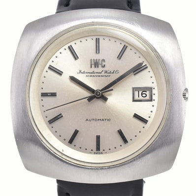IWC IWC SCHAFFHAUSEN Ref.R852A ヴィンテージ オールドインター Cal.8541B デイト シルバー 自動巻き メンズ 腕時計 L#148070