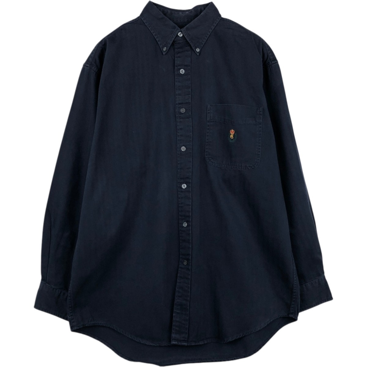 古着 ラルフローレン Ralph Lauren CHAPS チャップス 長袖 ボタンダウンシャツ メンズM相当/eaa677215