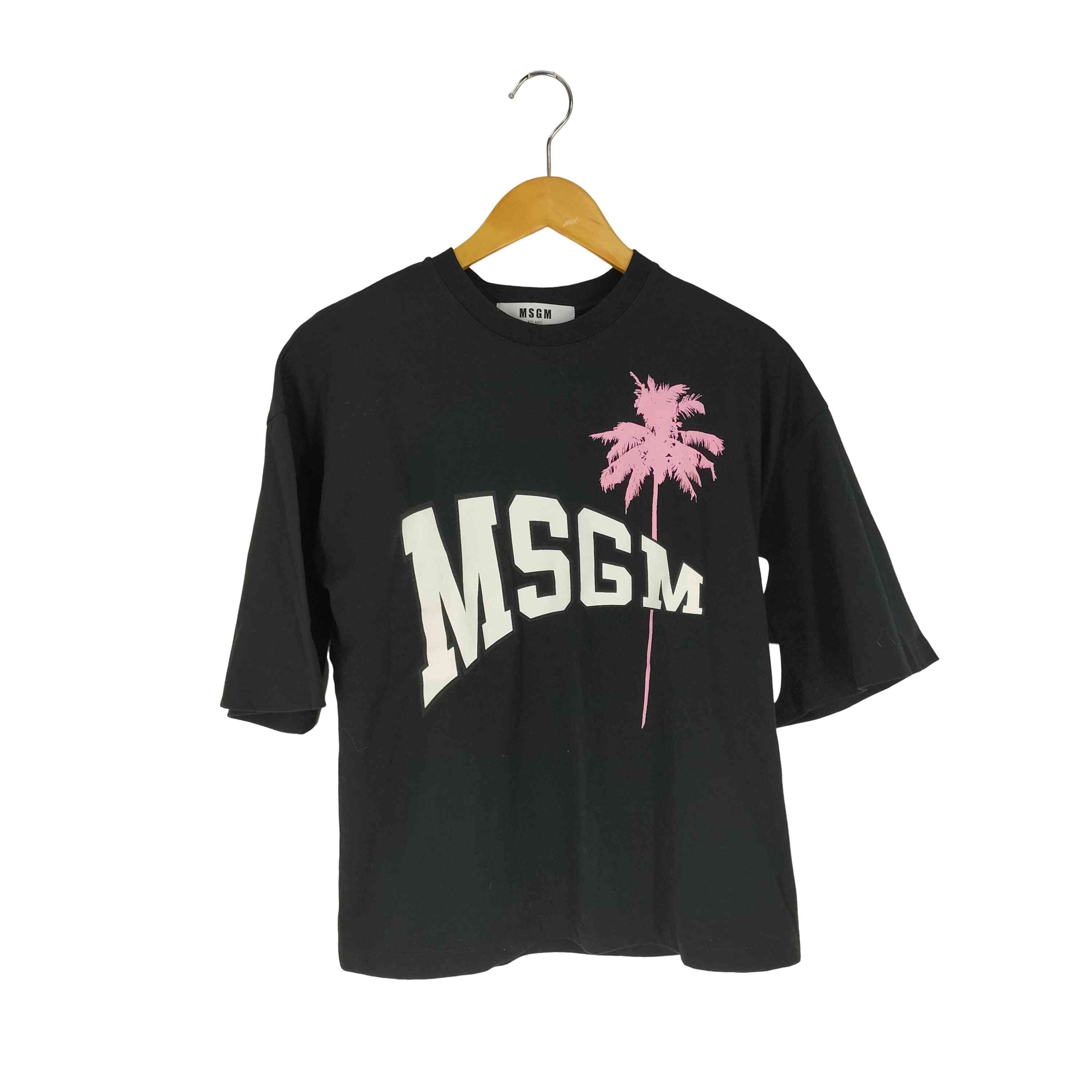 ロゴプリントクルーネックTシャツ【1142581250685】