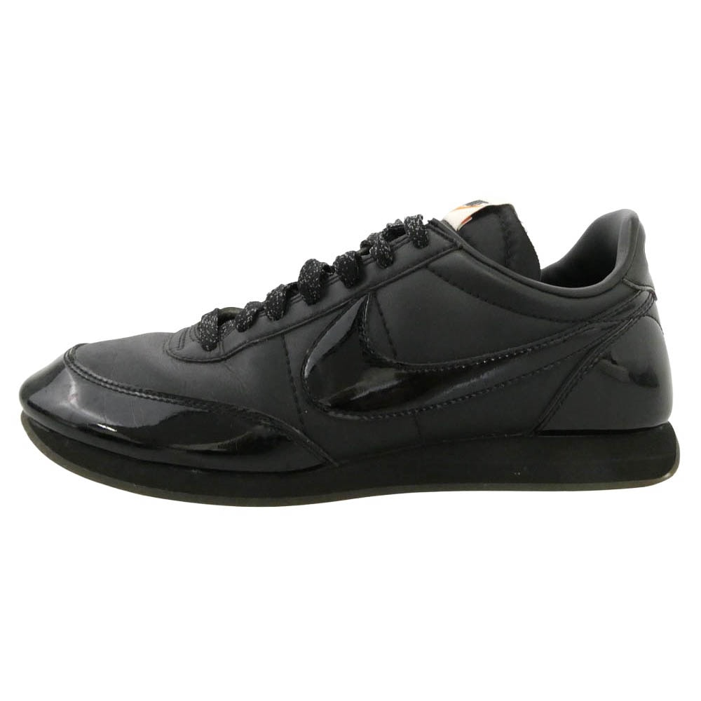 BLACK COMME des GARCONS ブラックコムデギャルソン NIKE ナイキ 18SS AQ3695-001 NIKE Night Track Black ナイキ ナイト トラック CDG ロゴ ローカット スニーカー 26cm【中古】