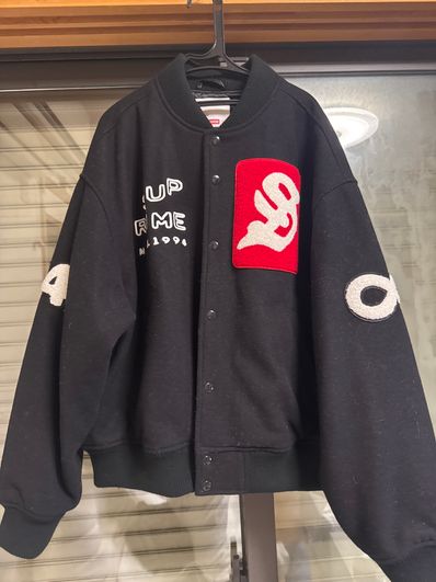 Supreme Tourist Varsity Jacket "Black"