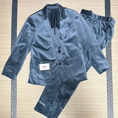 Supreme Velvet Suit "Slate"