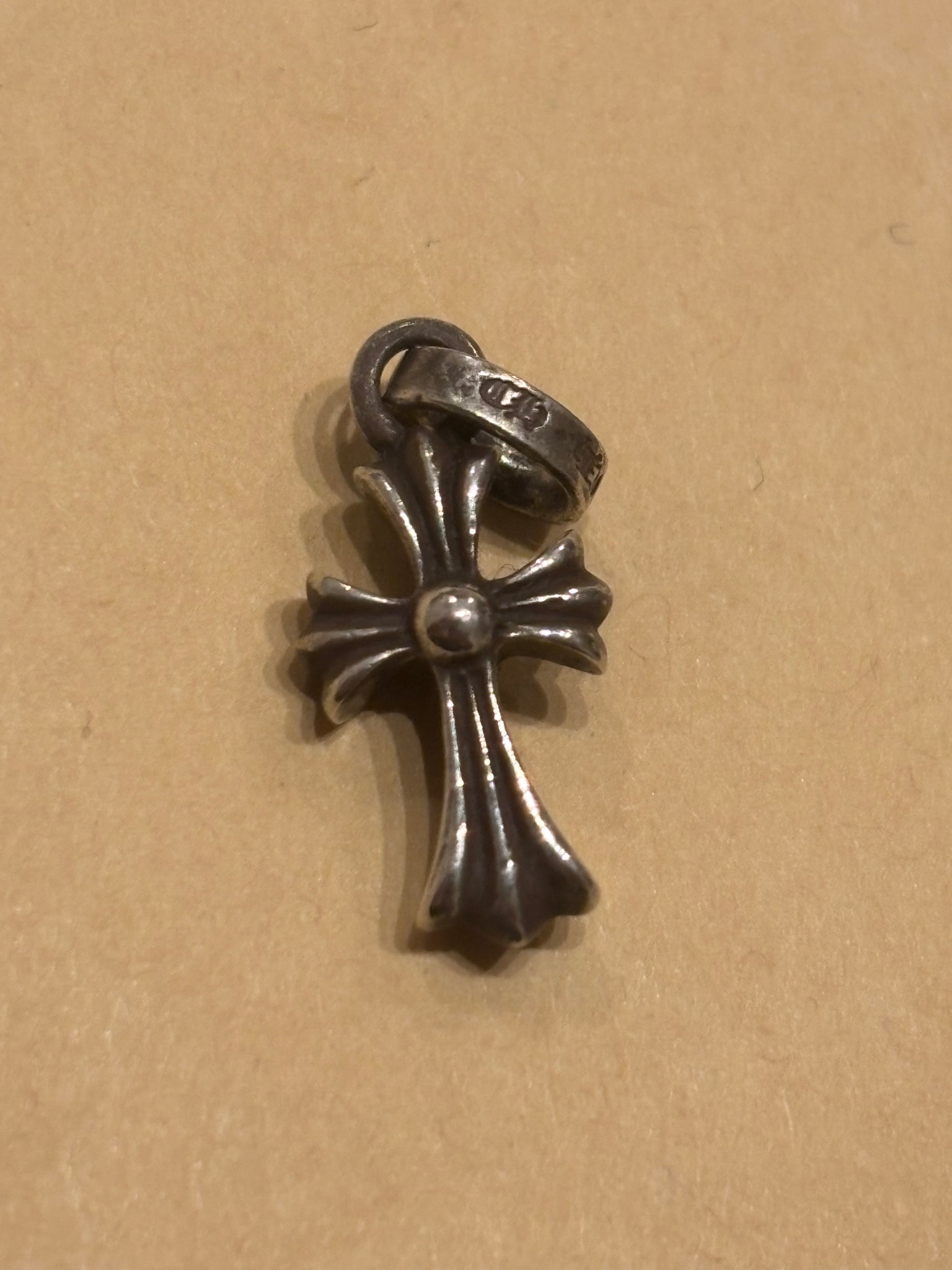 Chrome Hearts Cross Baby Fat Charm "Silver"