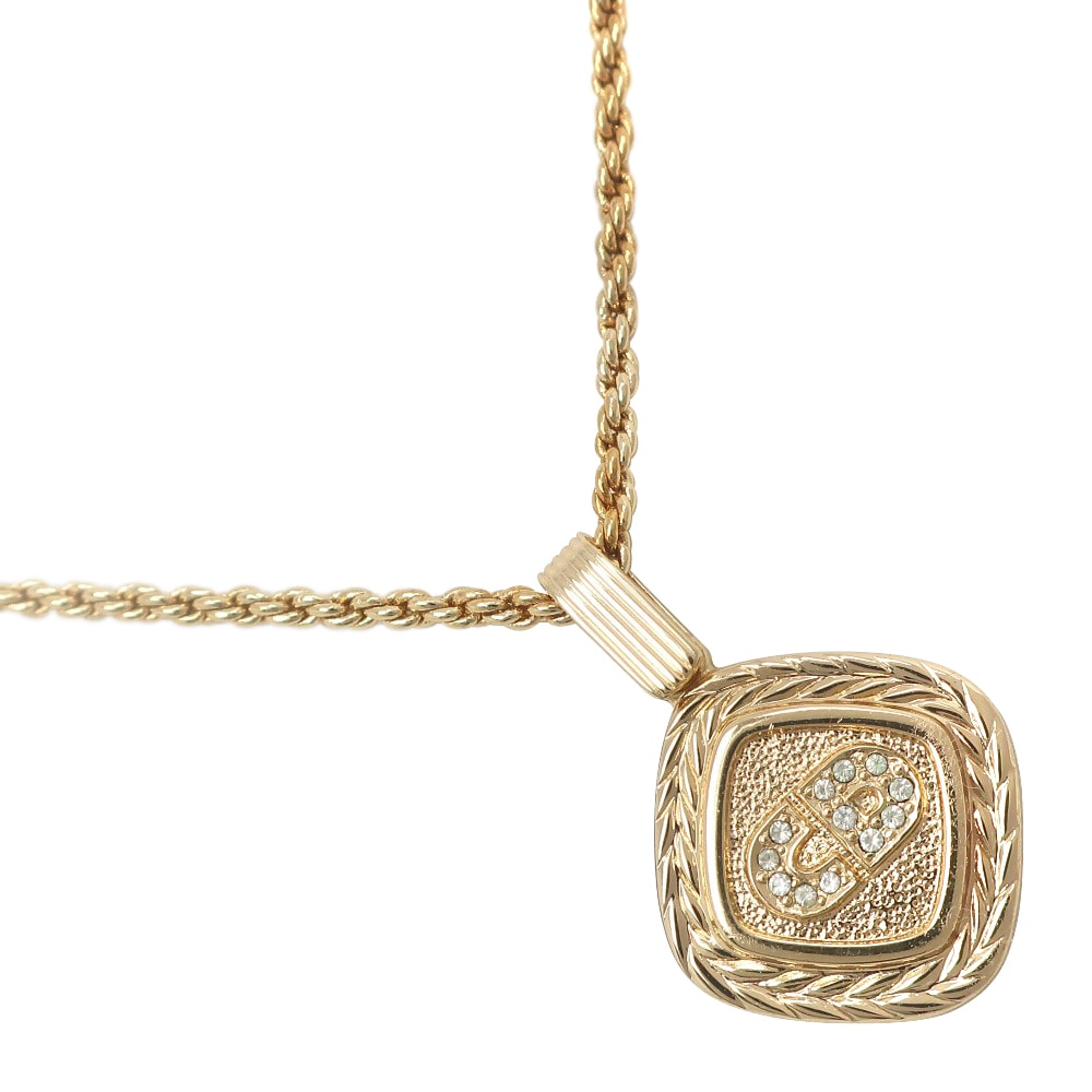 クリスチャンディオール CDロゴ レディースネックレス