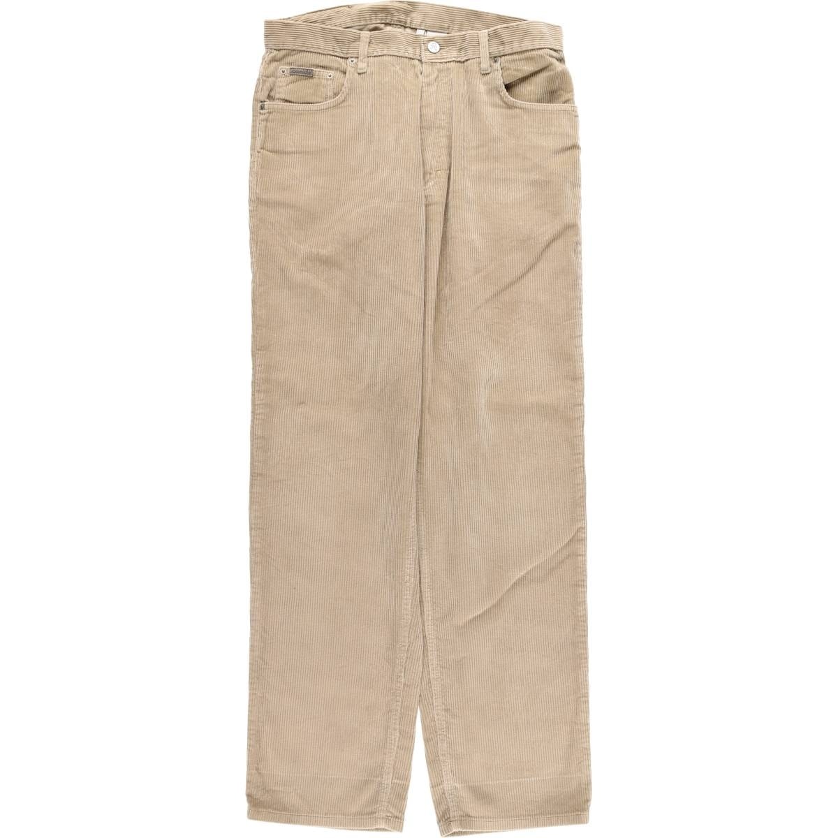 古着 カルバンクライン Calvin klein JEANS 太畝 コーデュロイパンツ USA製 メンズw32相当/eaa612629