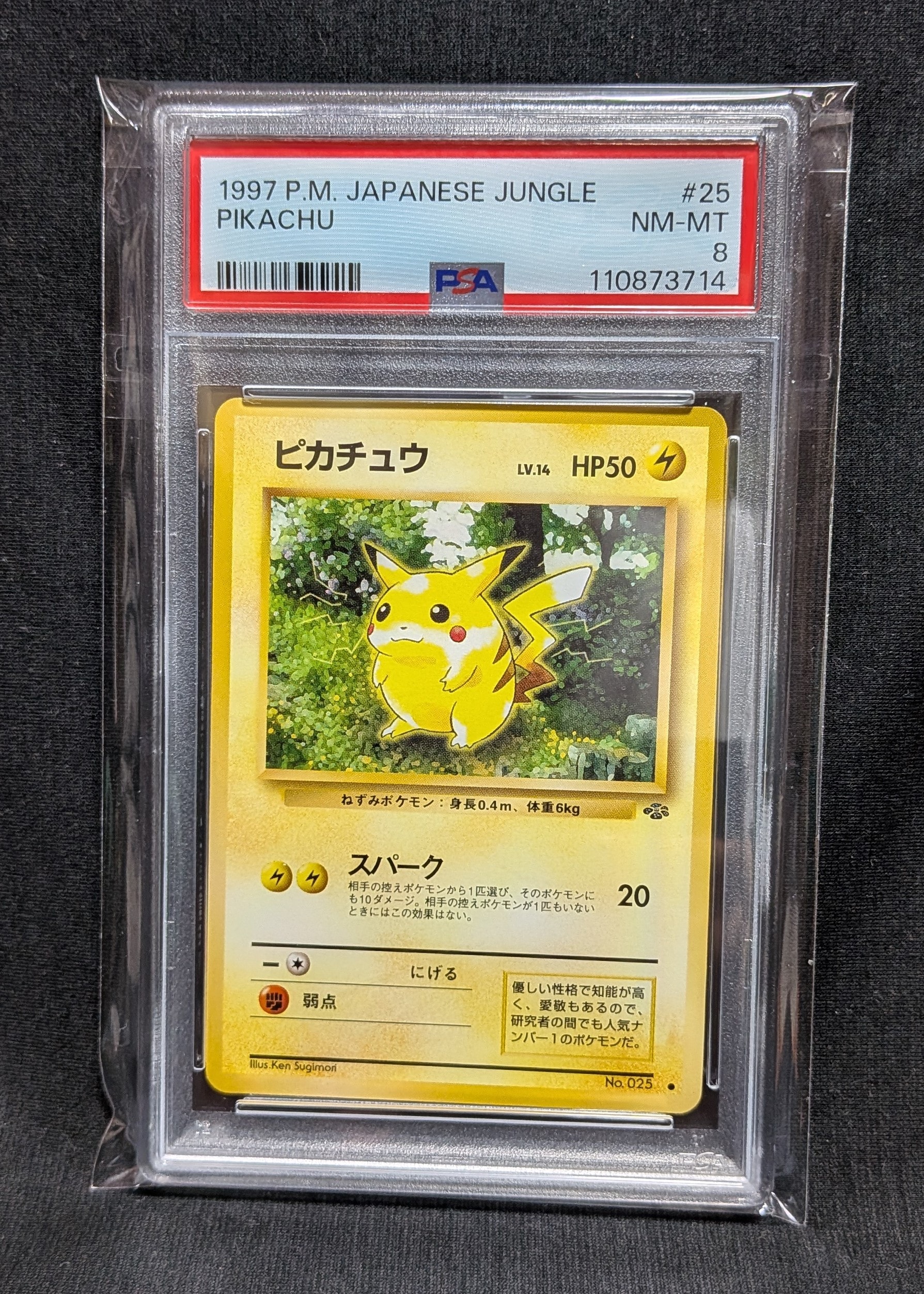 ピカチュウ ● : 旧裏 [PMCG2 No.025](拡張パック「ポケモンジャングル」)