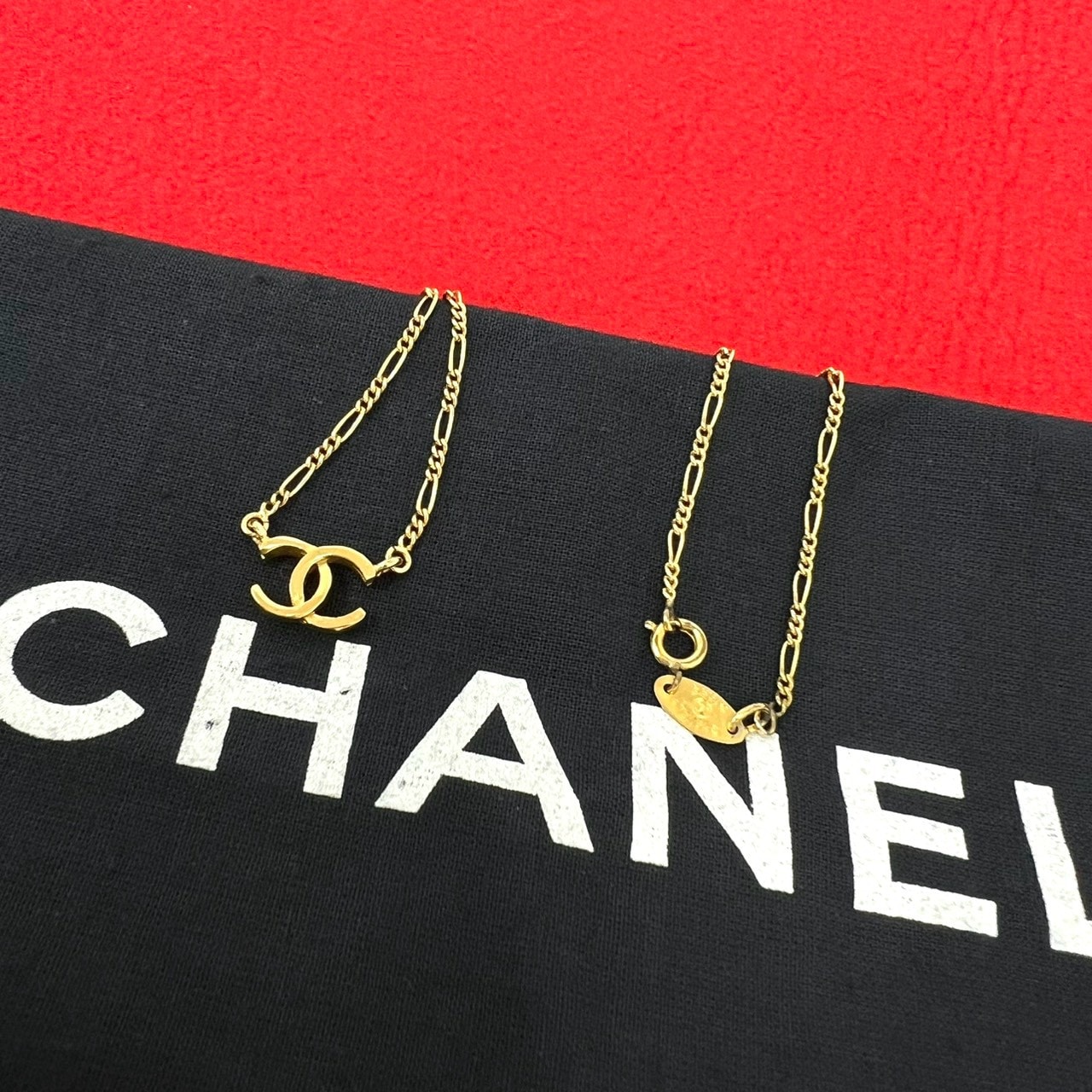 CHANEL シャネル ココマーク モチーフ GP ネックレス ゴールド
 26185