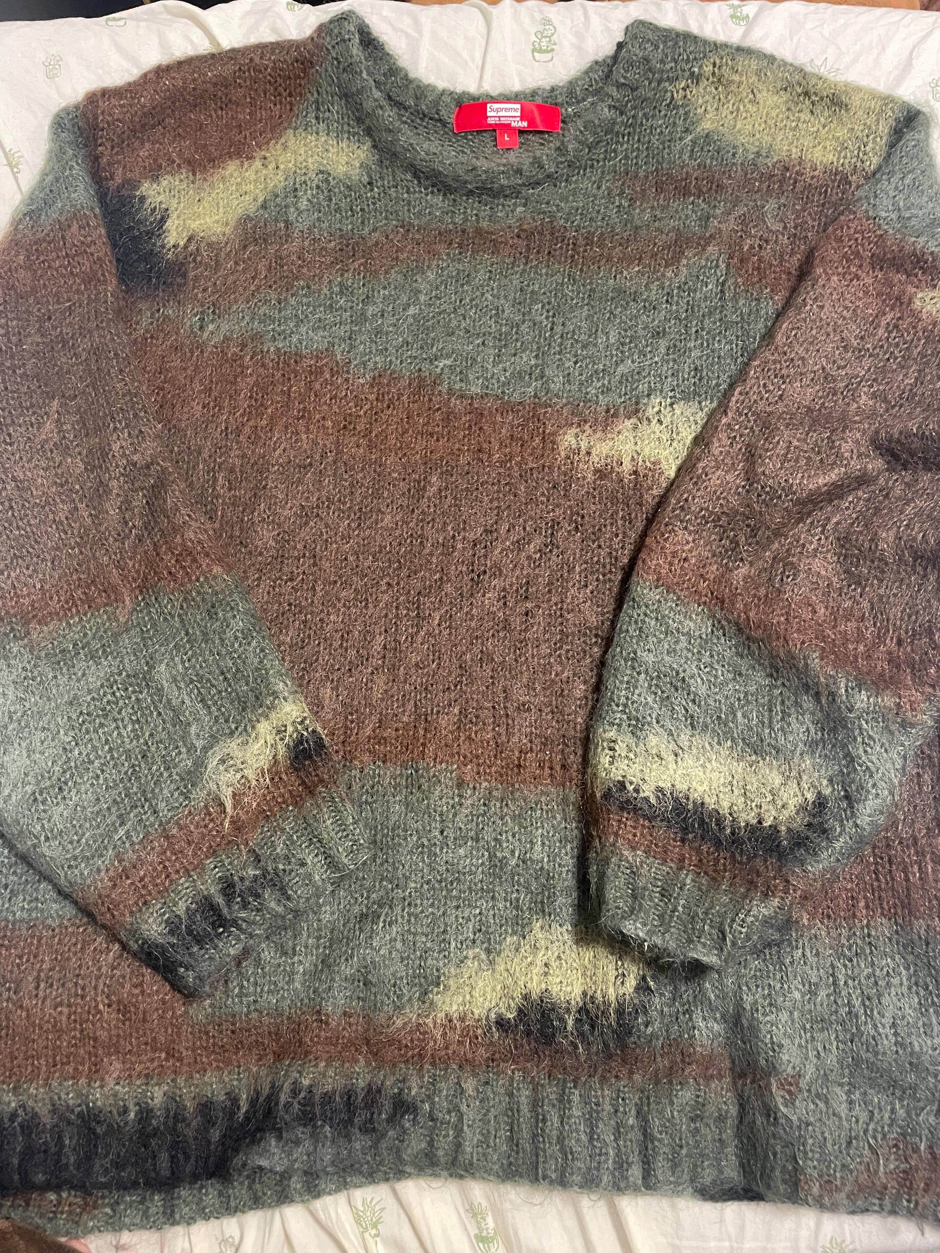 Supreme / JUNYA WATANABE COMME des GARCONS MAN Brushed Camo Sweater "Olive"