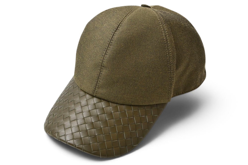 ボッテガヴェネタ キャップ/帽子 BOTTEGA VENETA メンズ ベースボールキャップ アーミーグリーン 495486【中古】