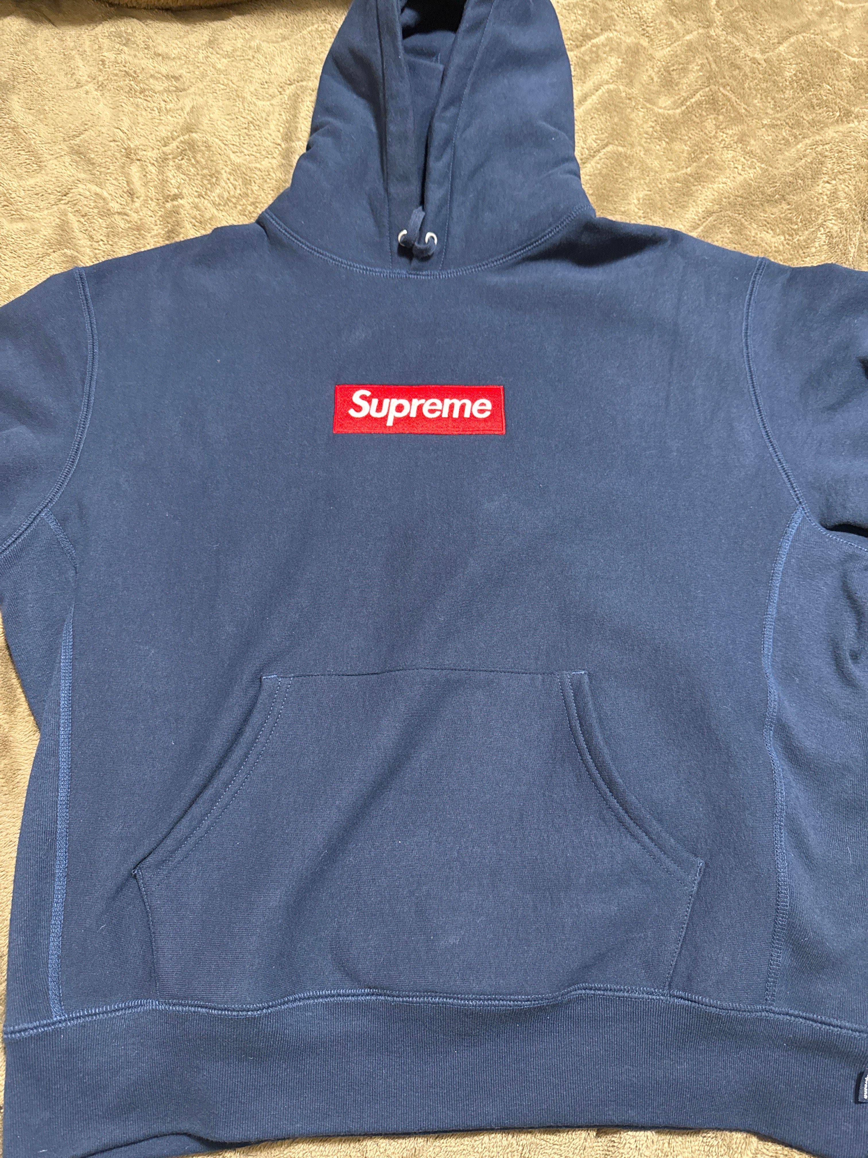Supreme Box Logo Hooded Sweatshirt "Navy" (24FW)