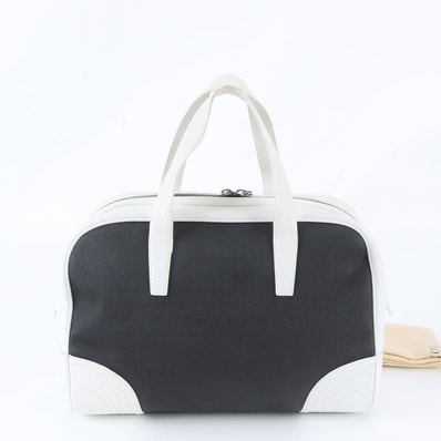 ■美品 ロエベ リピートアナグラム ミニ ボストンハンドバッグ