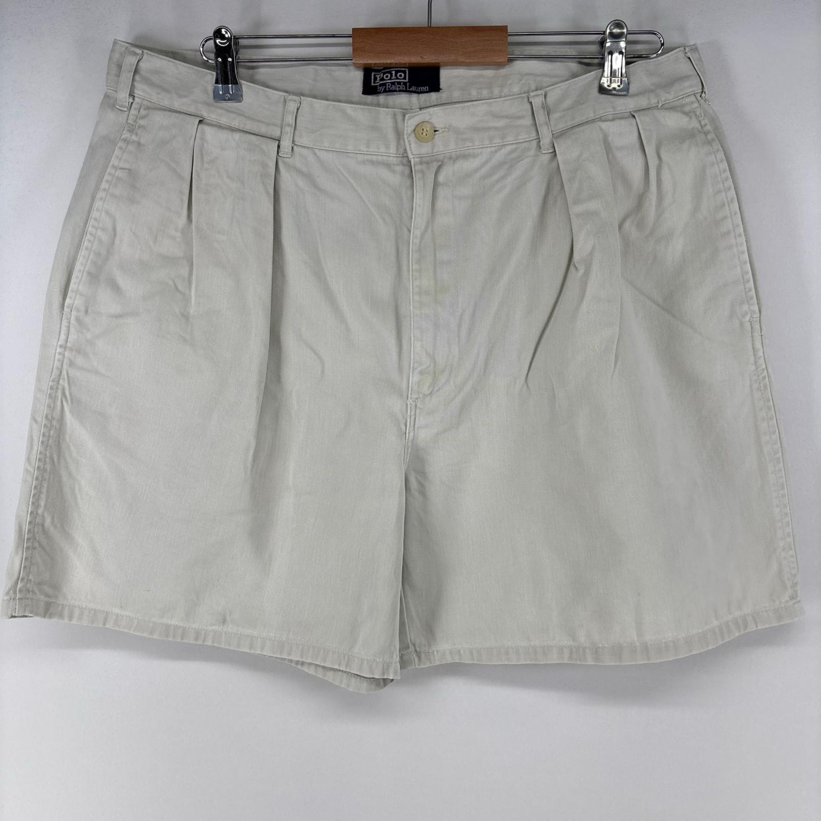 古着 90's/90年代 ポロバイラルフローレン Polo by Ralph Lauren ショートパンツ チノパン ポロチノ ハーフパンツ アイボリー メンズ
