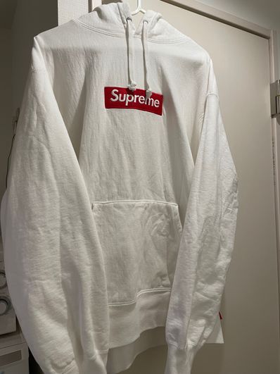 Supreme Box Logo Hooded Sweatshirt "White" (21FW)
