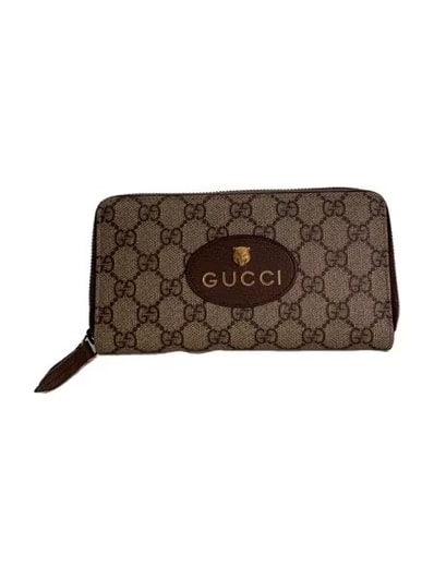 GUCCI Neo Vintage GG Supreme Zip Around Wallet