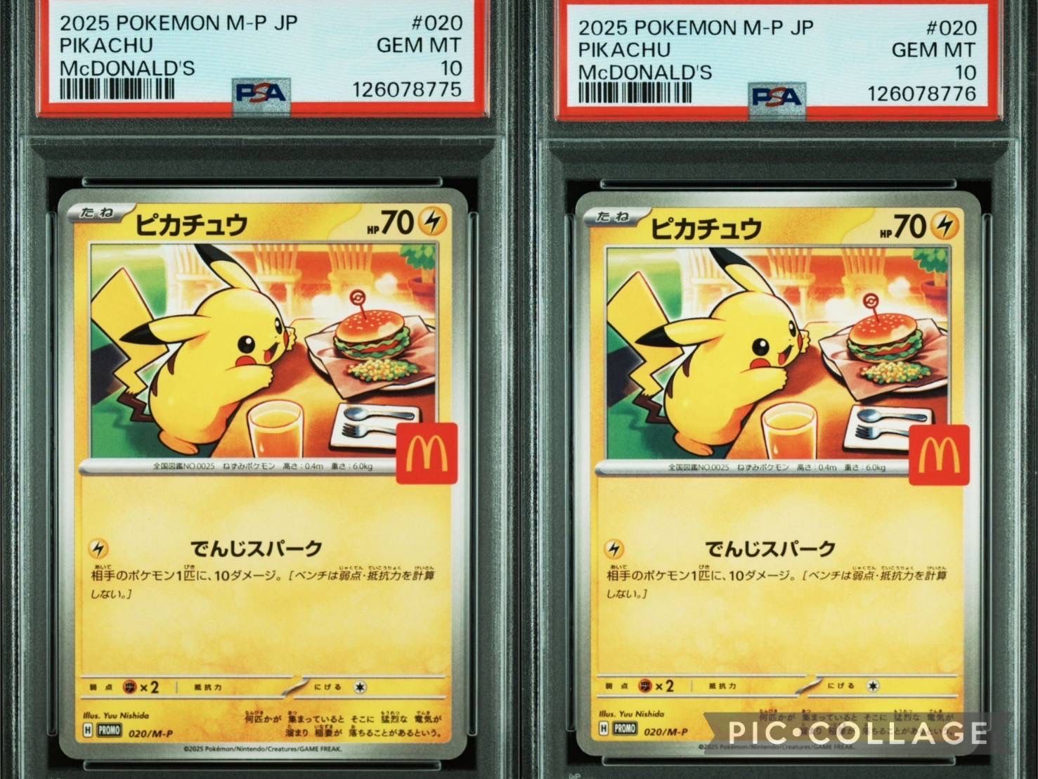 ピカチュウ P [M-P 020](プロモカードパック「マクドナルド ハッピーセット2025」)