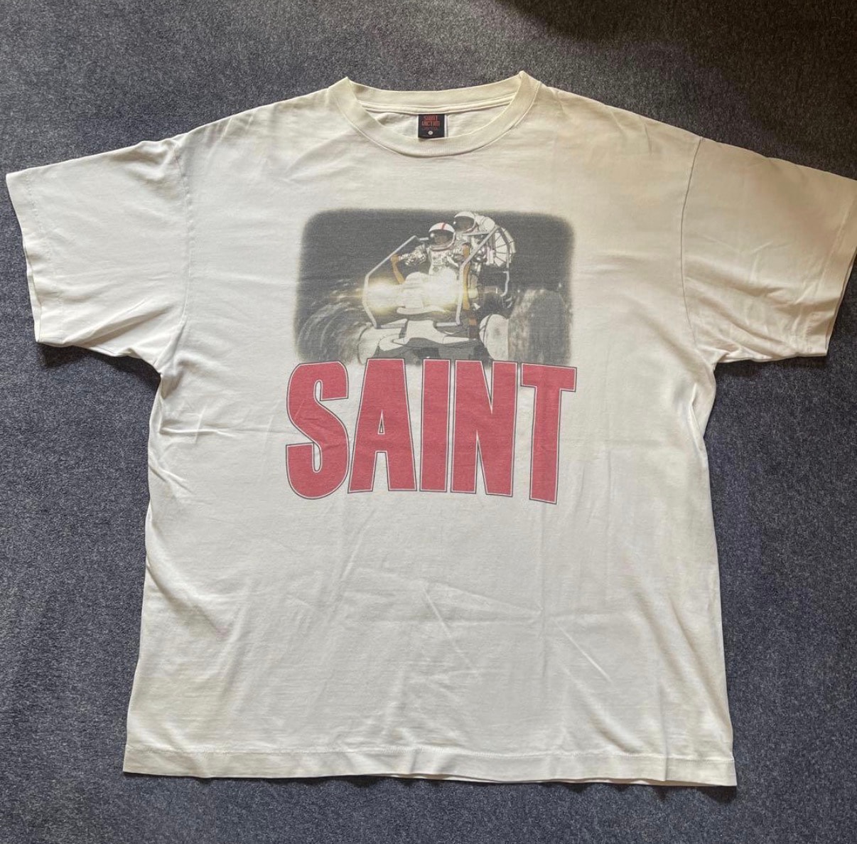 SAINT Mxxxxxx 24SS x FREEDOM Short Sleeve T-Shirt "White"