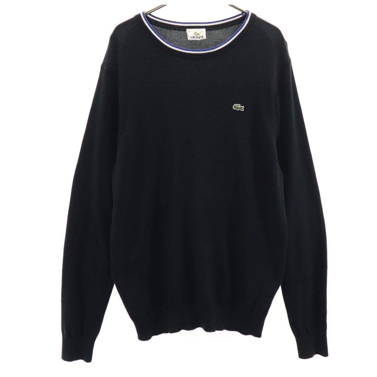 LACOSTE ラコステ 長袖 ニット 4 ブラック セーター