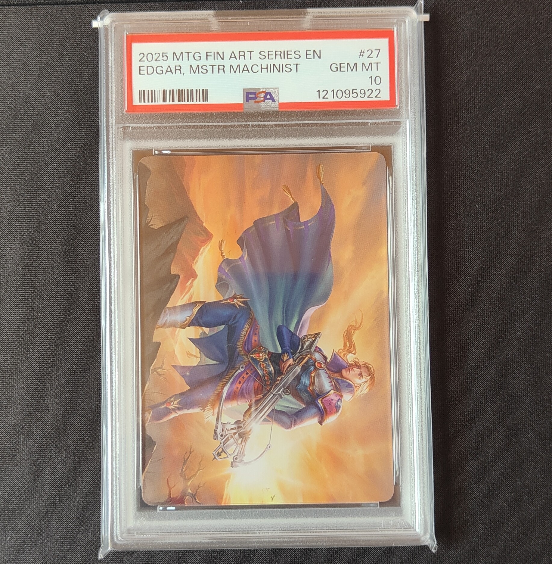 機械文明の旗手、エドガー (箔押しなし) AT [FIN 27/53]【英語版】(ファイナルファンタジー)