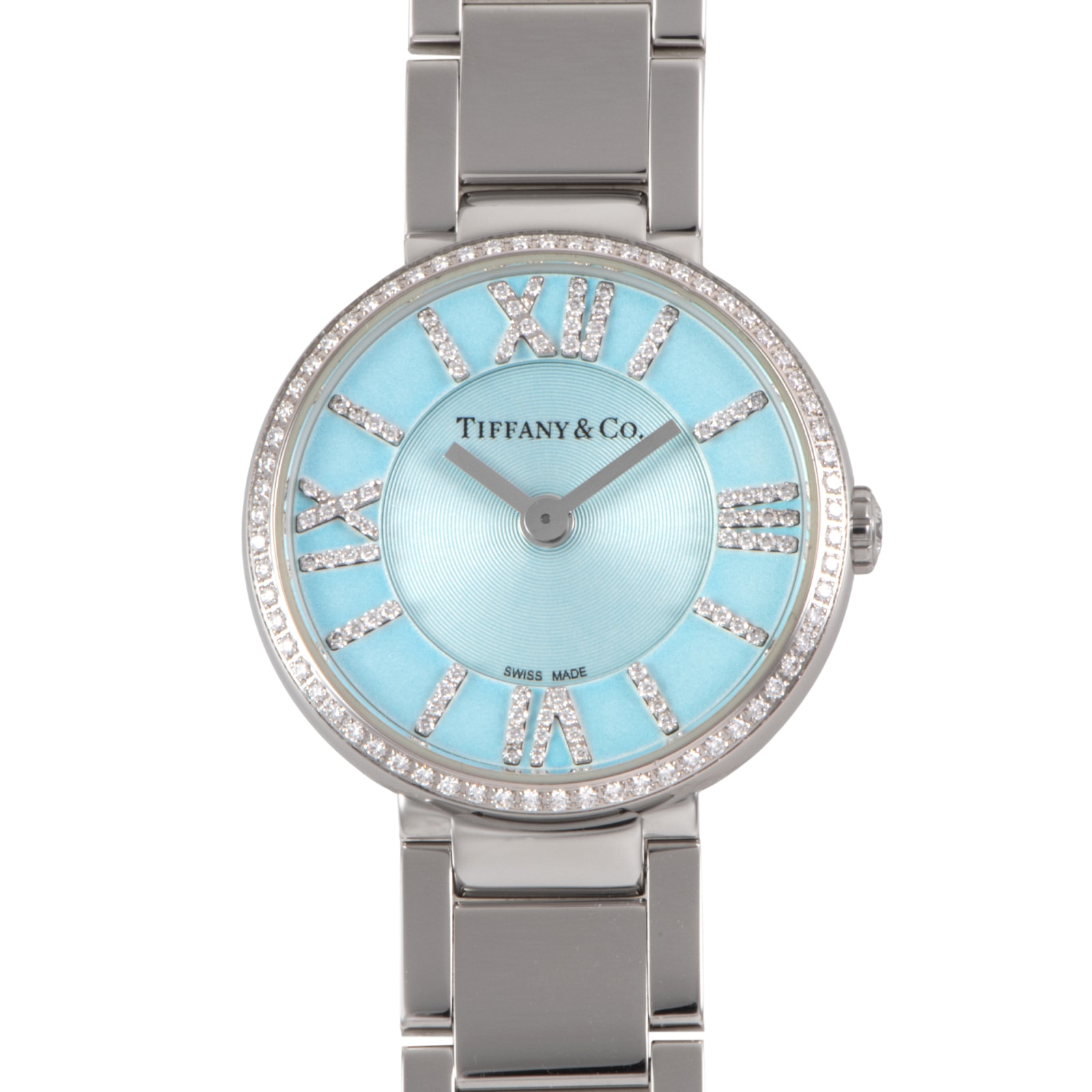 TIFFANY&Co. ティファニー アトラス 63320811 ステンレススチール【中古】