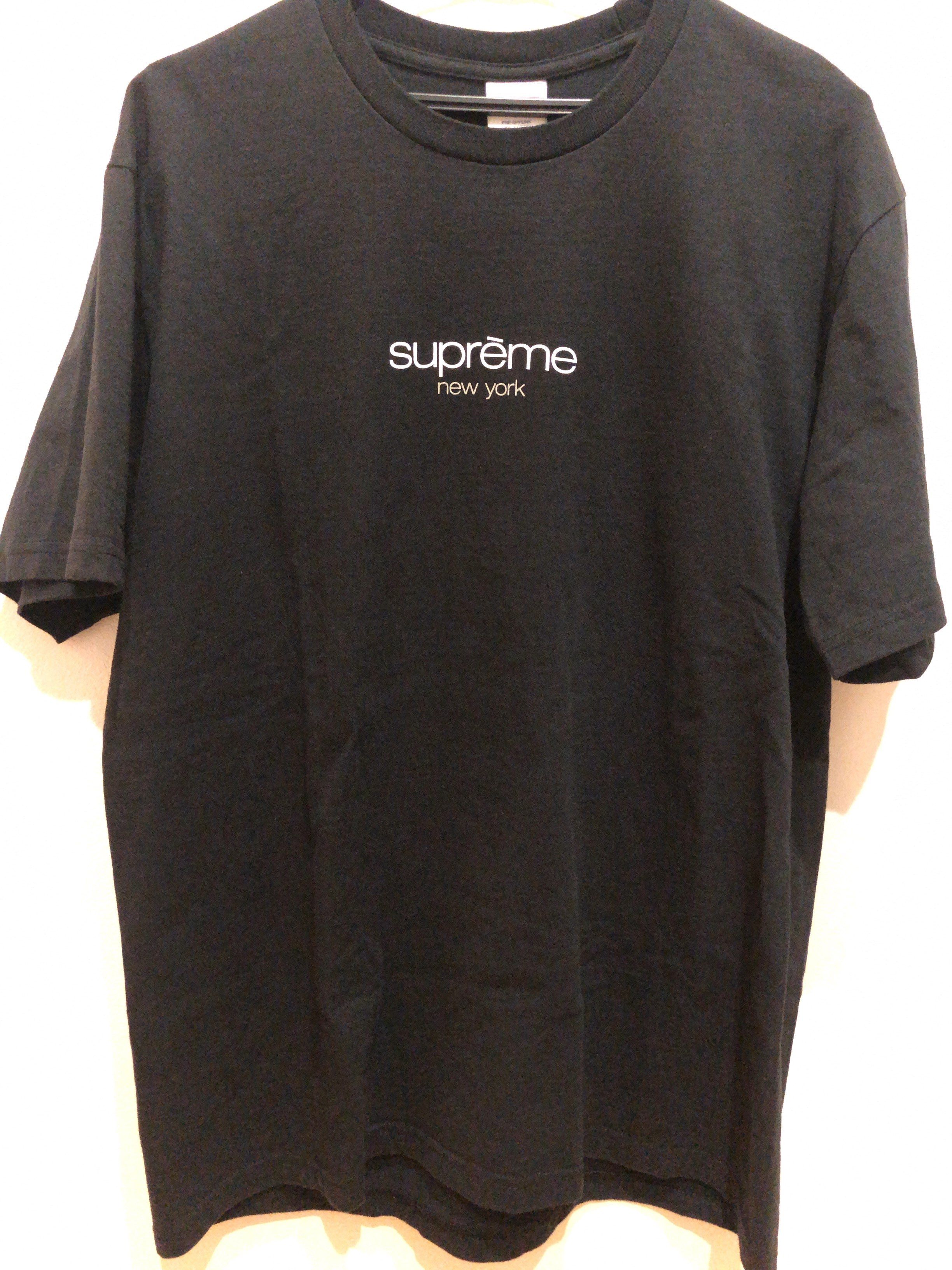 Supreme Classic Logo Tee "Black"