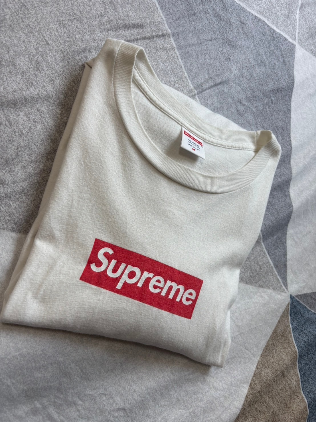 Supreme Box Logo L/S Tee "White"