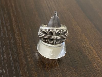 Chrome Hearts Floral Cross Ring "Silver"