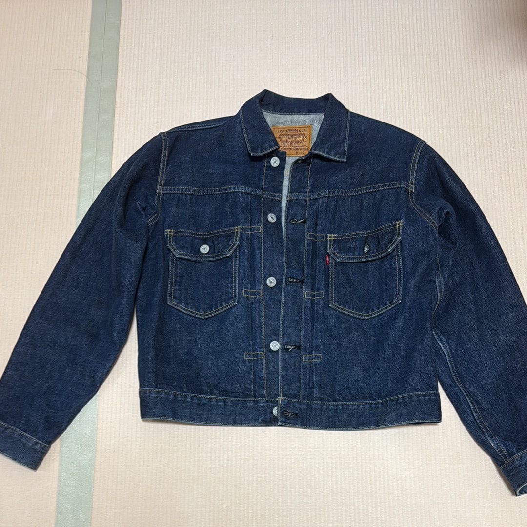 LEVI'S Vintage Clothing 1953 Type II Trucker Jacket "Rigid"
