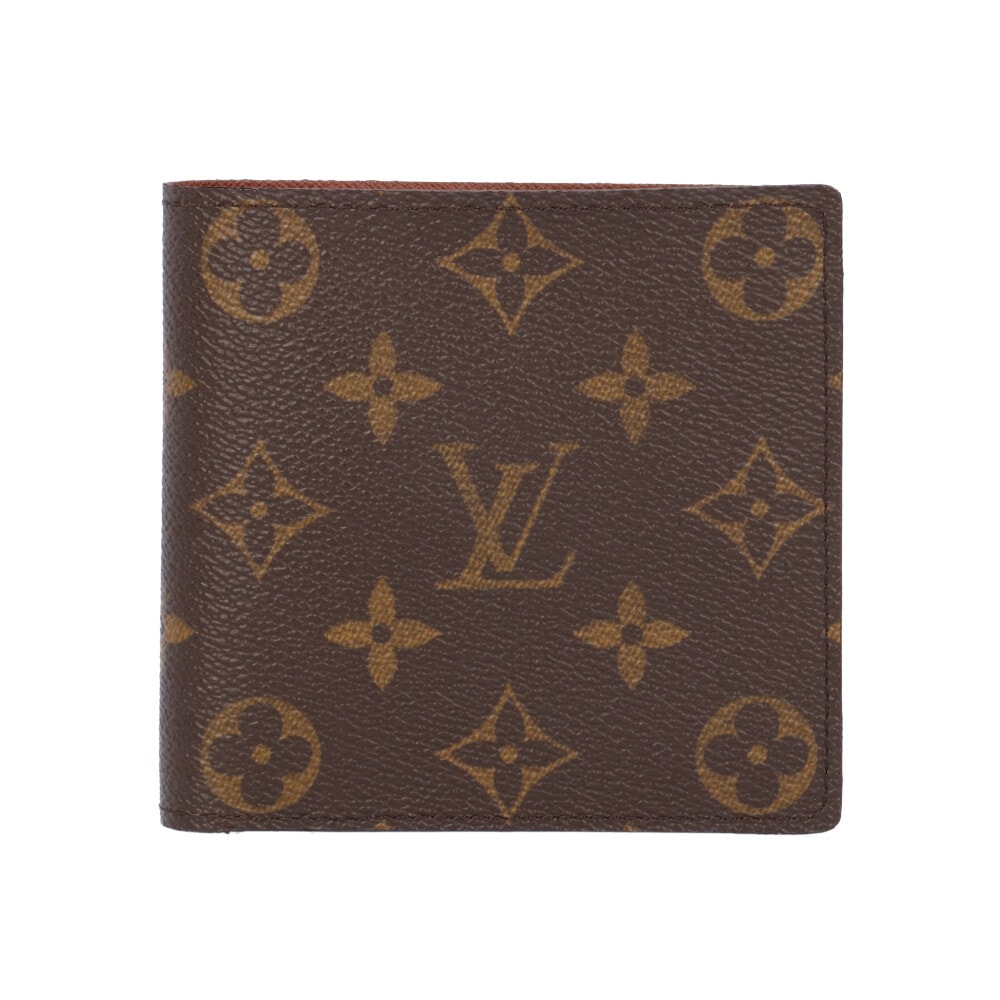 ルイヴィトン ポルトフォイユ マルコ モノグラム 二つ折り財布 モノグラムキャンバス M61675 メンズ LOUIS VUITTON 中古