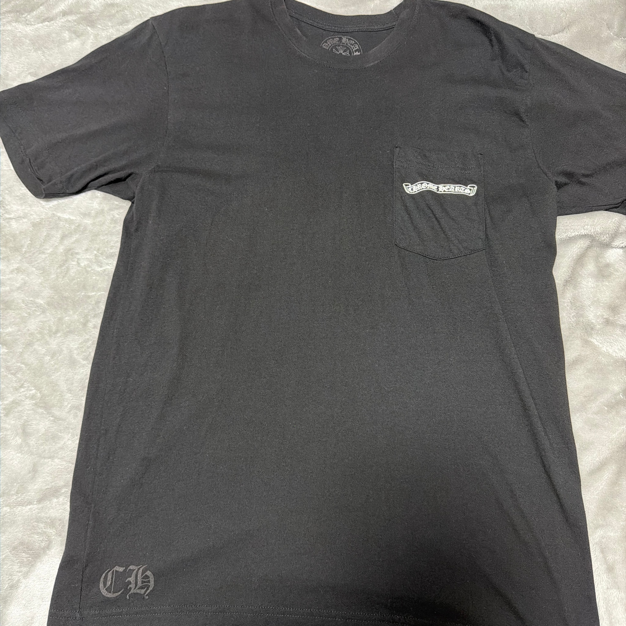 Chrome Hearts Scroll Label Print T-Shirt "Black"