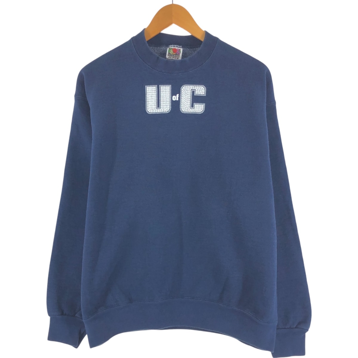 古着 90年代 フルーツオブザルーム FRUIT OF THE LOOM プリントスウェットシャツ トレーナー USA製 メンズL相当 ヴィンテージ/eaa523757